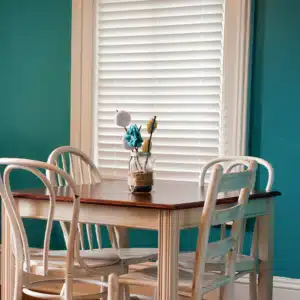 Faux Blinds in Kitchen of Odessa Florida Townhome